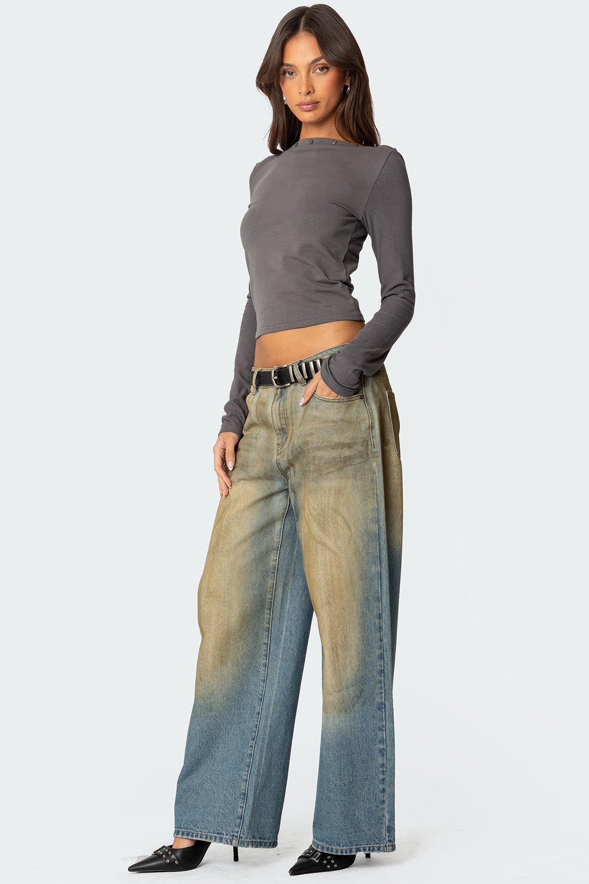 Chic Lake-Inspired Boat Neck Top